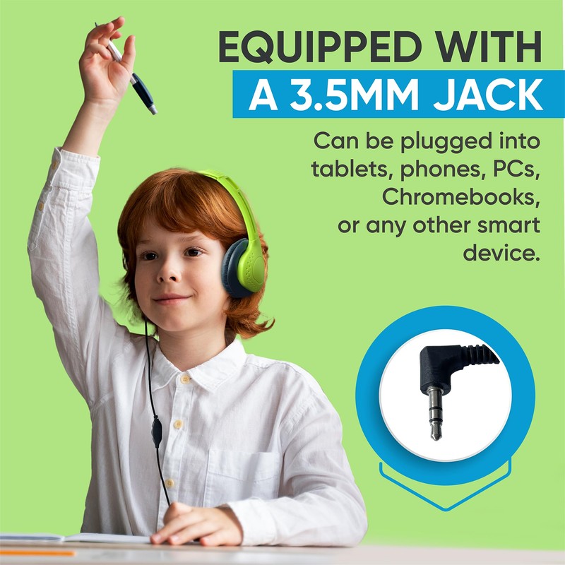 50 Pack Bulk Wired On-Ear Leather Headphones with 3.5mm Connector