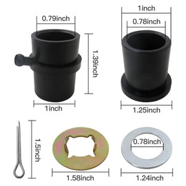 741-0990B Front Wheel Bearing Rebuild Kit for Cub Cadet Zero Turn Mowers RZT50, RZT54 and RZT42 Models by WELURE