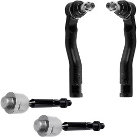 Suspension Dudes 4 PC Inner/Outer Tie Rod End Kit Fits Tundra 2007-2021, Sequoia 2008-2021