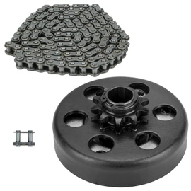 Go Kart Clutch 3/4 Bore 10T with #40/41/420 Chain, for Predator 212 Centrifugal Clutch Fit for Minibike MB165 & MB200 and Honda Cloned Engines GC160, GC190, GX120, GX140, GX160, GX200. Up to 2-6.5HP
