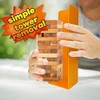 Hogar Wood Block Tower Stacking Tray Game Accessory Ages 6