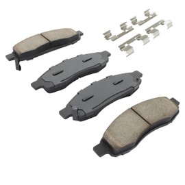 QUALITY-BUILT Work Force Semi-Metallic Front Brake Pads (1002-1183M) Replacement for INFINITI QX56 2006-2004, Nissan Armada 2006-2005, TITAN 2007-2005