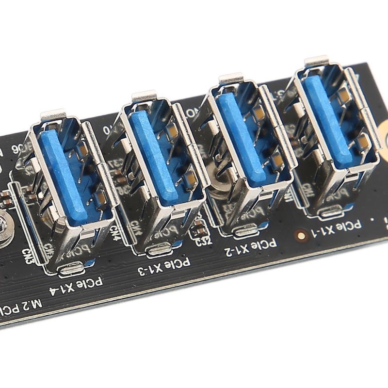 M.2 to PCIe Expansion Card PCIE 4 Ports Strong Anti