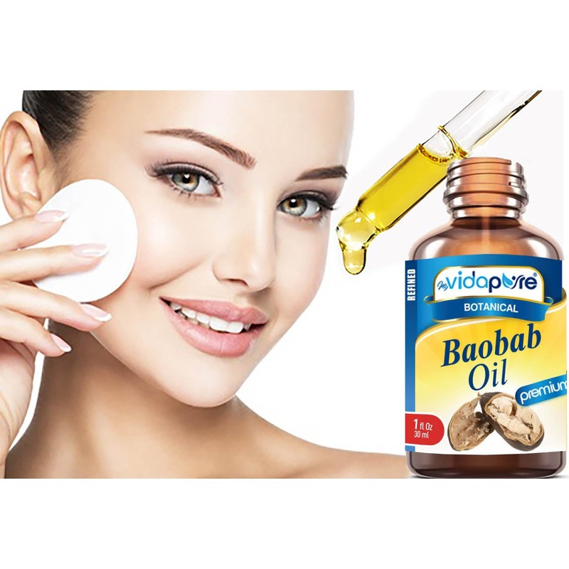MYVIDAPURE 100% Pure BAOBAB OIL WILD GROWTH RAW for Skin,