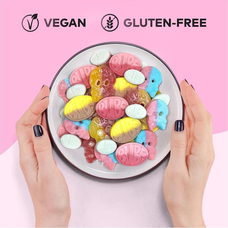Bubs Swedish Candy Mix - Big Ovals, Skulls, and More