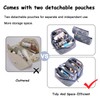 BOYATU Travel Makeup Bag Cosmetic Bags for Women: 3 Sets