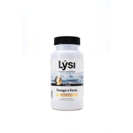 Lysi Omega-3 Forte 60 Capsulas, 1030 mg de EPA+ DHA, Aceite de Pescado 100% Salvaje y Sustentable, Importadas de Islandia.
