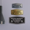 Fancy Private Property No Trespassing No Soliciting No Sales Sign