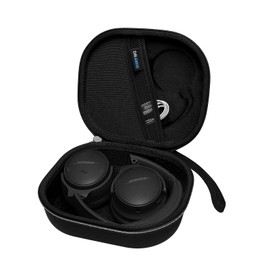 DR·AMIU Hard Case Compatible with Bose QC Ultra/QuietComfort/QC 45/ QC 35/ QC SE Wireless Noise Cancelling Headphones, Soundcore H30i On-Ear Headset Black