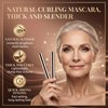 2 PCS Mascara for Older Women, Brown and Black Volume