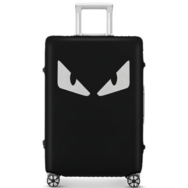 GigabitBest Luggage Cover Protector Suitcase Cover Spandex Washable Baggage Covers Fits 20-30 Inch Travel Suitcase (M, Eye)