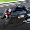 XFMT Motorcycle 4" Stretched Saddlebag Extensions For Harley Touring Road