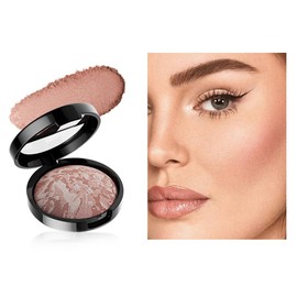 Polvo Compacto Mate de Larga Duració, Polvo Compacto con Fórmula Ligera – Efecto Natural, Control de Grasa y Textura Ultrafina para un Maquillaje Perfecto (Levadura en polvo, 03#)