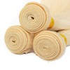 Blonde Straight Human Hair Bundles 10 12 14 Inch Unprocessed