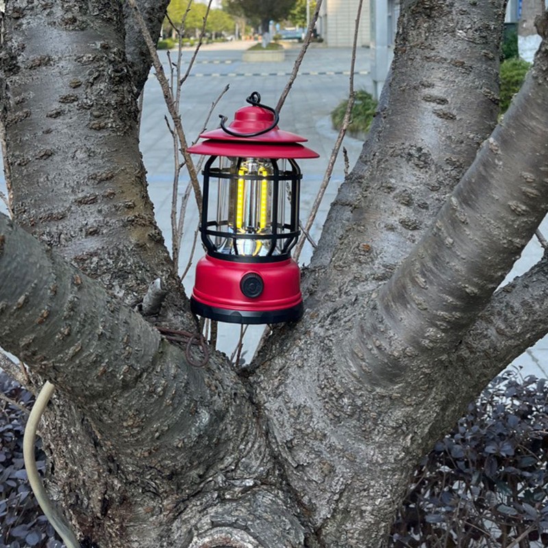 Outdoor Camping Light Campsite Lantern USB Rechargeable Night Light Emergency