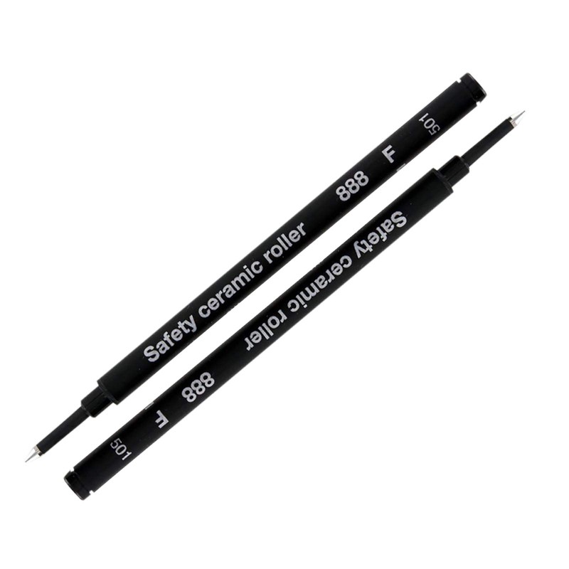 Schmidt German Roller Pen Black Refill Safety Ceramic Roller 888