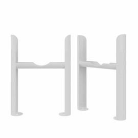NRG Floor Mounting Radiator Leg Kit for Traditional 4 Column Radiator White