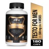 Testo For Men 180 Cápsulas Maca Negra Fenogreco Arginina A4h