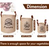 Kamehame Potato and Onion Storage Bag Set of 3, Reusable
