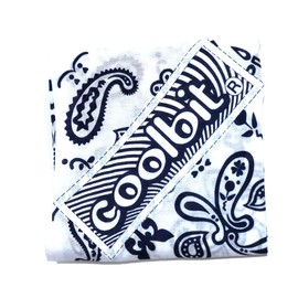 Coolbit Bandana, Neck Cooler, Handkerchief, Head, Wrap, Neck Area, Comfortable, Cooling, Cooling, Long Time, Heat Stroke Prevention Goods, Summer, Necktie, Scarf, 21.3 inches (54 cm) Square, Large, Sweat Absorption, Honeybee Maki, Sunshade, Energy Saving