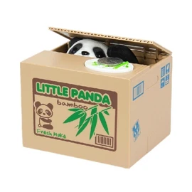 Txyk Money Box Theft Panda Electronic Automatic Electronic Money Box Funny Gift for Children 12 x 10 x 9 cm / 4.72 x 3.94 x 3.54 Inches
