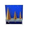 US Pro 3 Piece Titanium Coated HSS Step Cone Drill