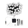 39.4ft LED Colorful Globe Lights with 100 LED Bulbs IP65