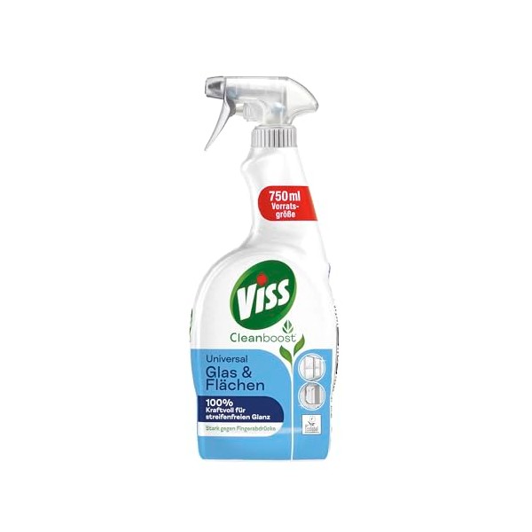 Viss Cleanboost Glasreiniger Universal Glas & Fl√§chen Reinigungsmittel f√ºr streifenfreien