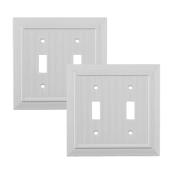 Pack of 2 Wall Plate Outlet Switch Covers by SleekLighting