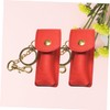 COLLBATH 2pcs Leather Case for Lipstick Lip Balm Holder Pouch