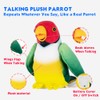 WEofferwhatYOUwant Talking Plush Parrot - Interactive Voice Activated. Your Stuffed