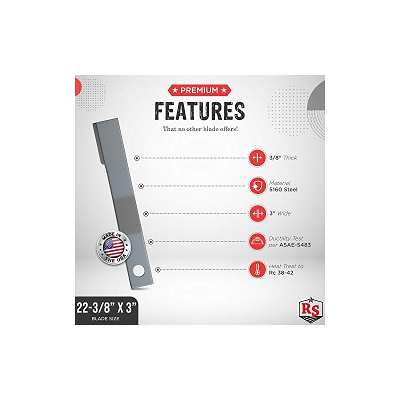 Rancher Supply 17065 Sidewinder Blade Pair