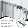 4Pcs 23mm Shower Door Rollers Replacement, Sliding Glass Door Wheels