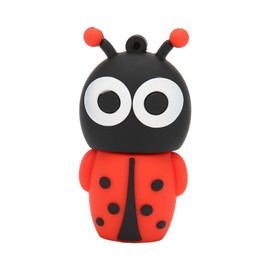 Cartoon Flash Disk Cartoon Ladybug Compatible Optional Stock USB Flash Drives for Data Storage Transmission Sharing16GB