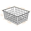 5 Pack Wire Storage Baskets, HZSOOCH Premium Pantry Baskets for