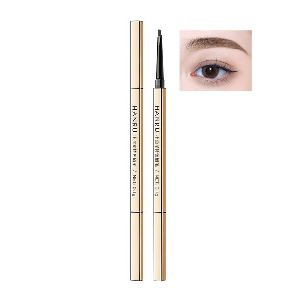 Qin Derdom Eyebrow Pencil, Ultra Fine Water Proof, Sweat Resistant,