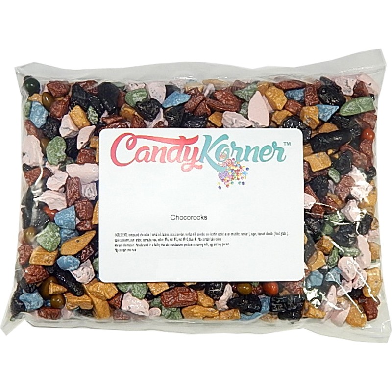 Chocorocks | Candy Coated Chocolate Shaped Rocks | 3 Pound