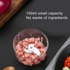 100ml Electric Garlic Chopper USB Rechargeable Portable Meat Grinder Mincer