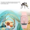 Outdoor Ultrasonic Mosquitoes Repeller Bracelet Portable Electronic Repellent WatchPink
