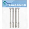 UpStart Components 4-Pack BBQ Gas Grill Tube Burner Replacement Parts