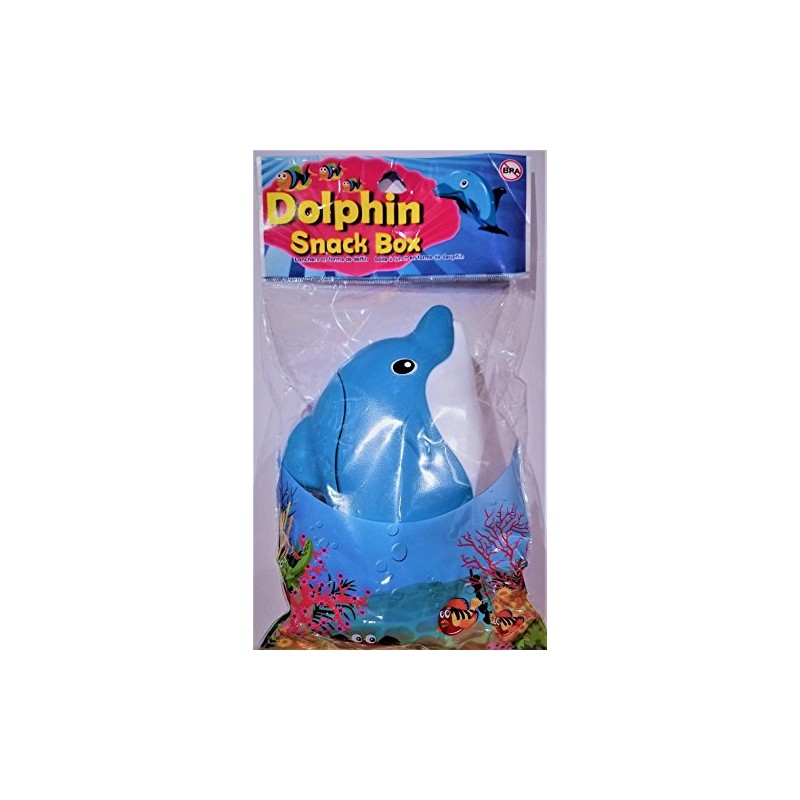 Brite Concepts Dolphin Snack Box, Plastic