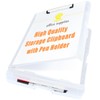 SAYEEC Clear Clipboard with Storage, High Capacity Nursing Clipboard with