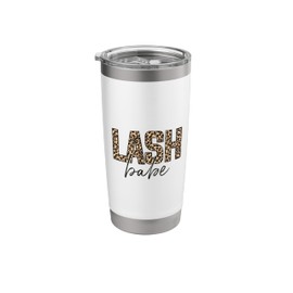 Lash Babe Lash Tech Lash Artist Leopard Lash Stainless Steel Insulated Tumbler