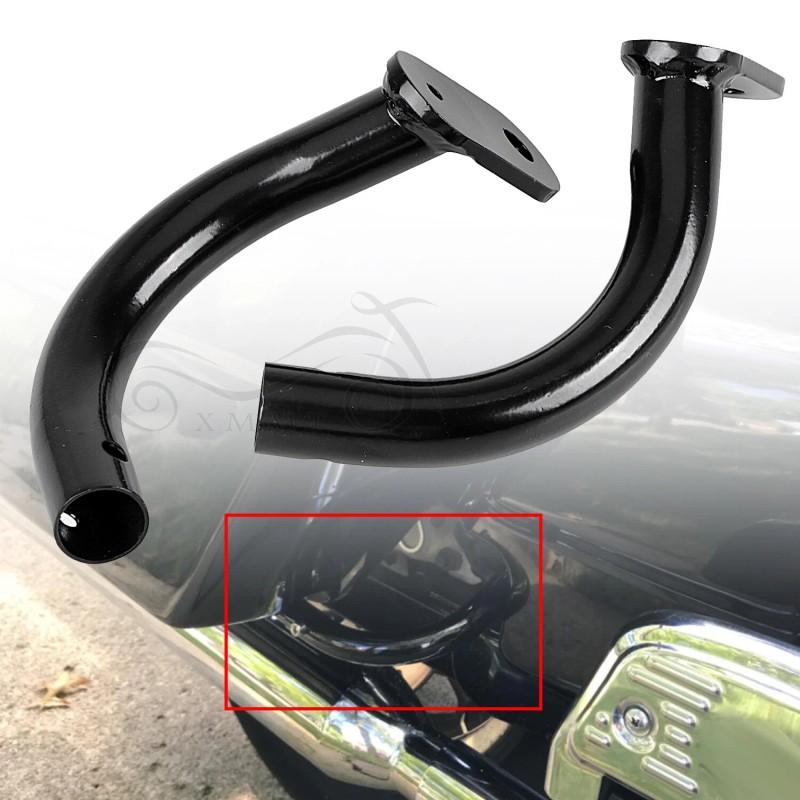 Unbranded Black Saddlebag Guard Eliminator Support Bracket For Harley Electra