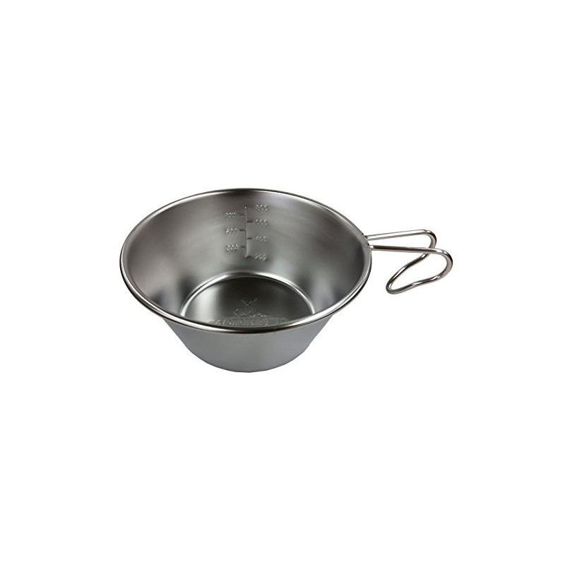 CAPTAIN STAG UH-28 Camping Cup, Lightweight Big Shera Cup, Stainless
