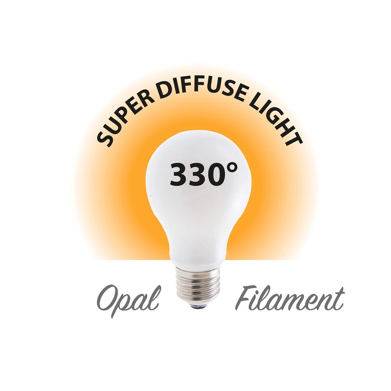 Velamp Opal LED Bulb Standard A60 7W 806lm E27 Base