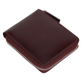 Full Grain Wallets for Men, Men's Leather Bifold Wallet with 12 Slots, RFID Blocking Wallet, Gifts for Men, Flip Zipper Design - Money Change Pocket Thin & Stylish with ID Window SD 036 (Vintage)