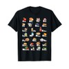 Types Of Food Identification Kids ABC´s Foodie Alphabet T-Shirt
