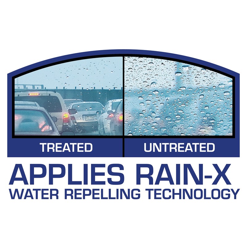 Rain-X 5079280-2-5PK Latitude 2-IN-1 Water Repellency Wiper Blade, 24" (Pack