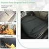 HOMOSTARRY 2 Pack Leather Front Car Seat Cover Bottom Only,